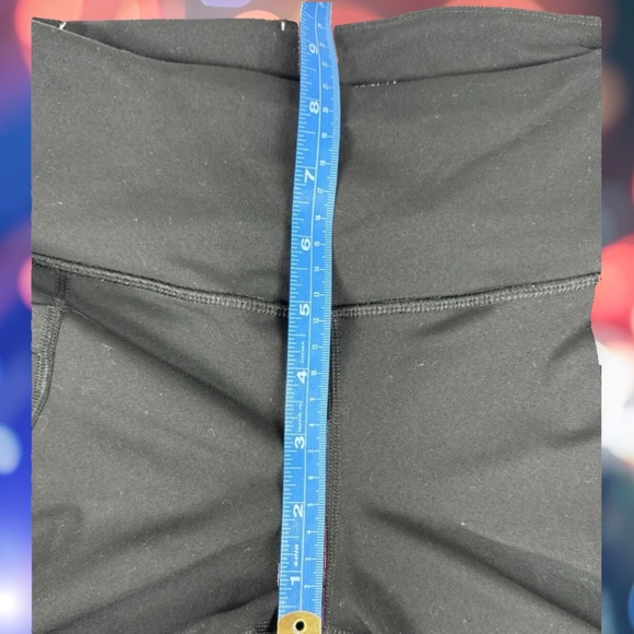 Victoria’s Secret Sport Knockout Black Lace Workout Leggings Yoga Pants - Picture 6 of 7